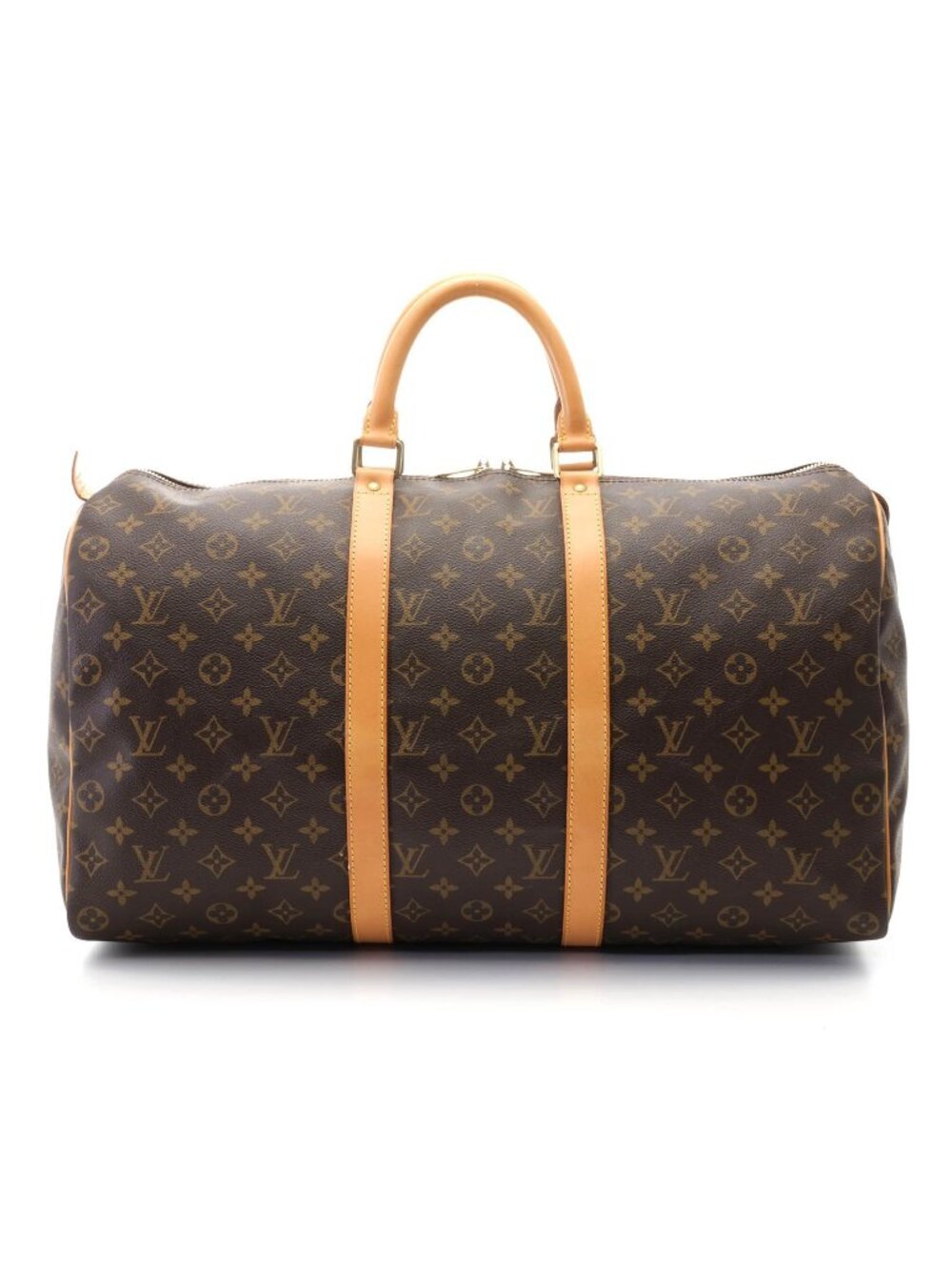 Louis Vuitton Keepall 50 Monogram Boston Bag Canvas